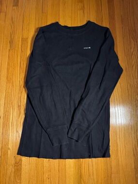 Carhartt Men’s Large Waffle Knit Thermal Long Sleeve Black